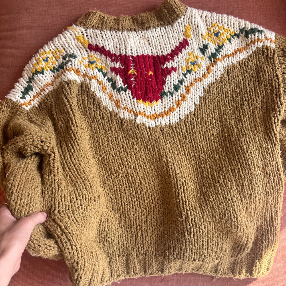 Mother Size Small Henley Jumper Sweater -  Bull in a China Shop - Picture 5 of 5